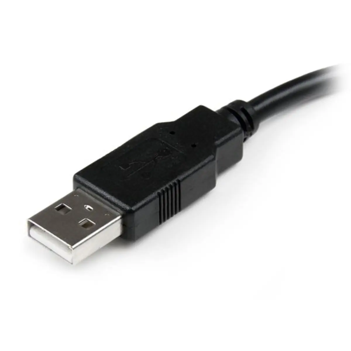 StarTech USB 2.0 extensionscable A/A plug/socket black 15cm