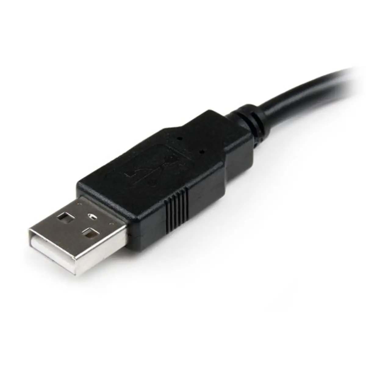 StarTech USB 2.0 extensionscable A/A plug/socket black 15cm