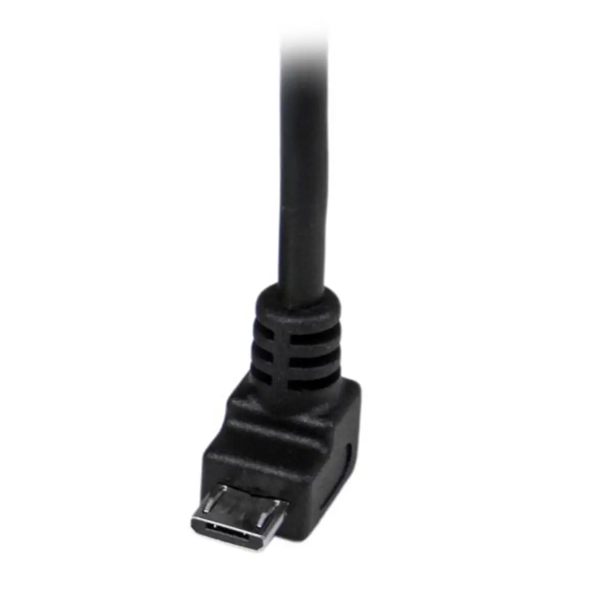 USB 2.0 Kabel A/Micro B Stecker/90 Grad Stecker schwarz 2m