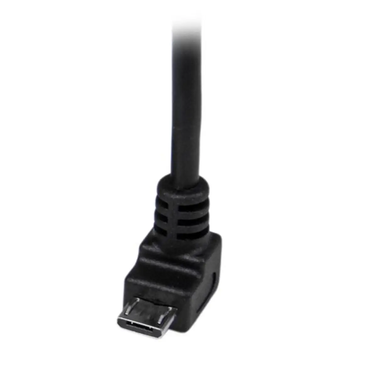 USB 2.0 Kabel A/Micro B Stecker/90 Grad Stecker schwarz 2m