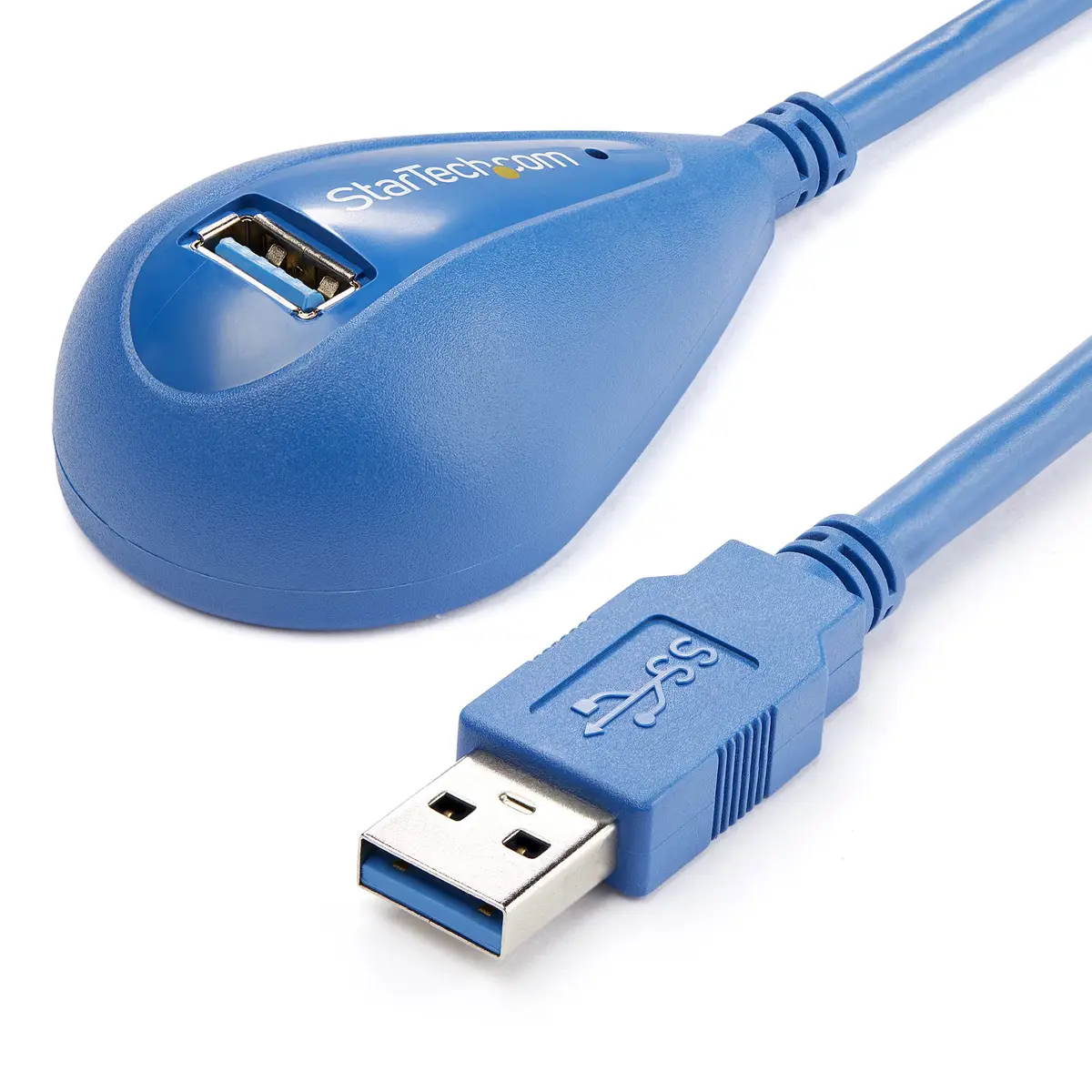 USB Verlängerungskabel USB-A/USB-A Stecker/Buchse Blau 1,5m