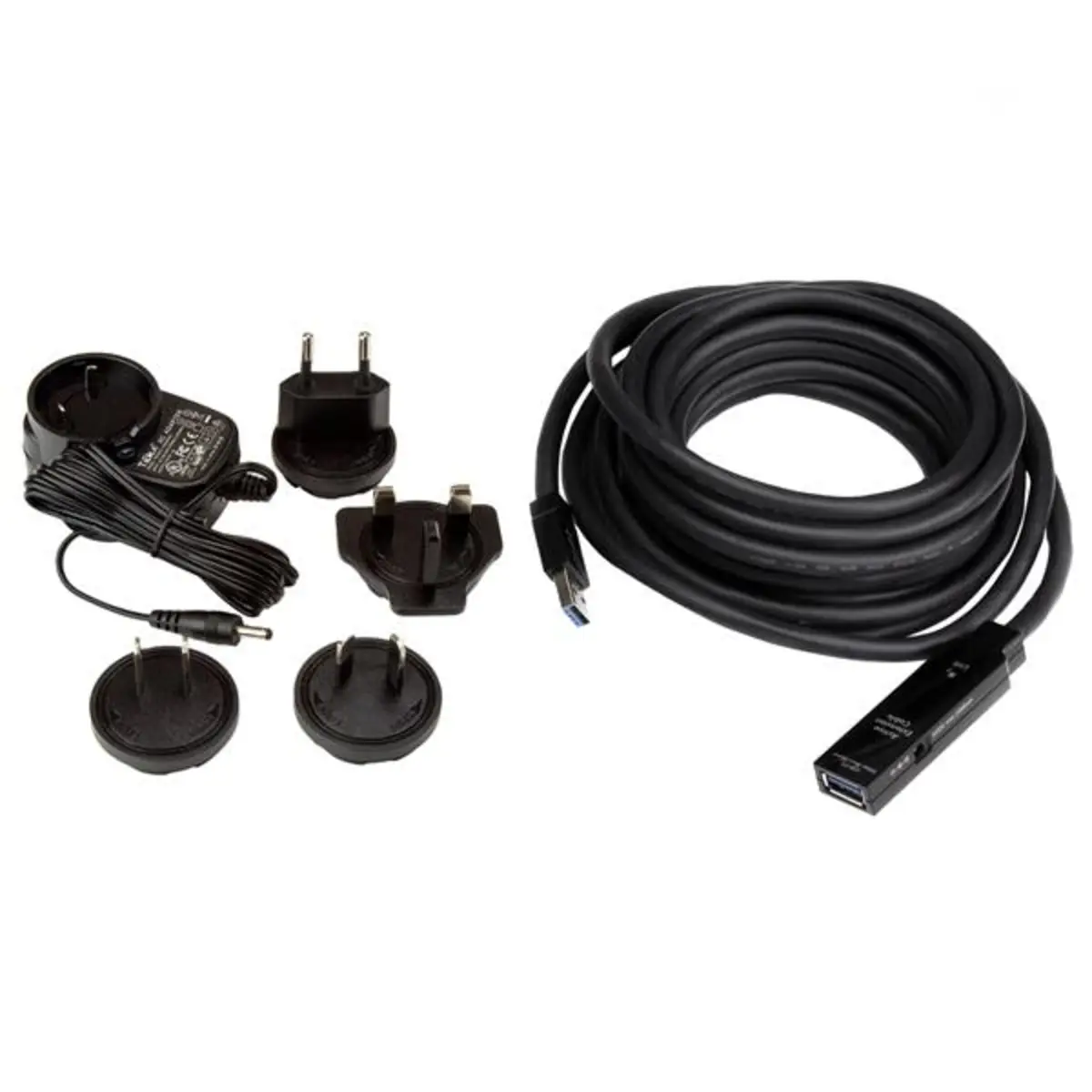 StarTech activees USB 3.0 extensionscable A/A plug/socket black 5m