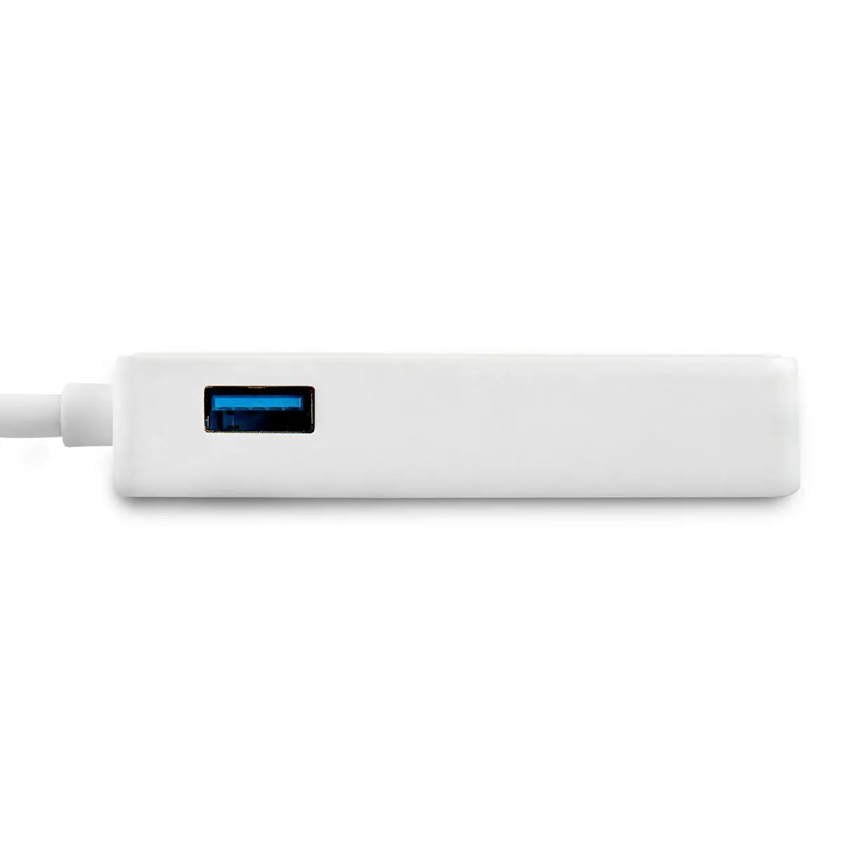 StarTech USB 3.0 Gigabit Ethernet LAN adaptor with USB Port white