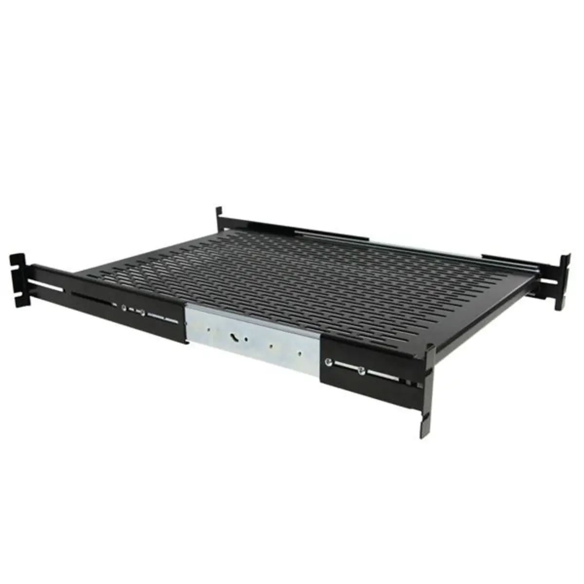 2HE ausziehbarer Rack-Fachboden belüftet
