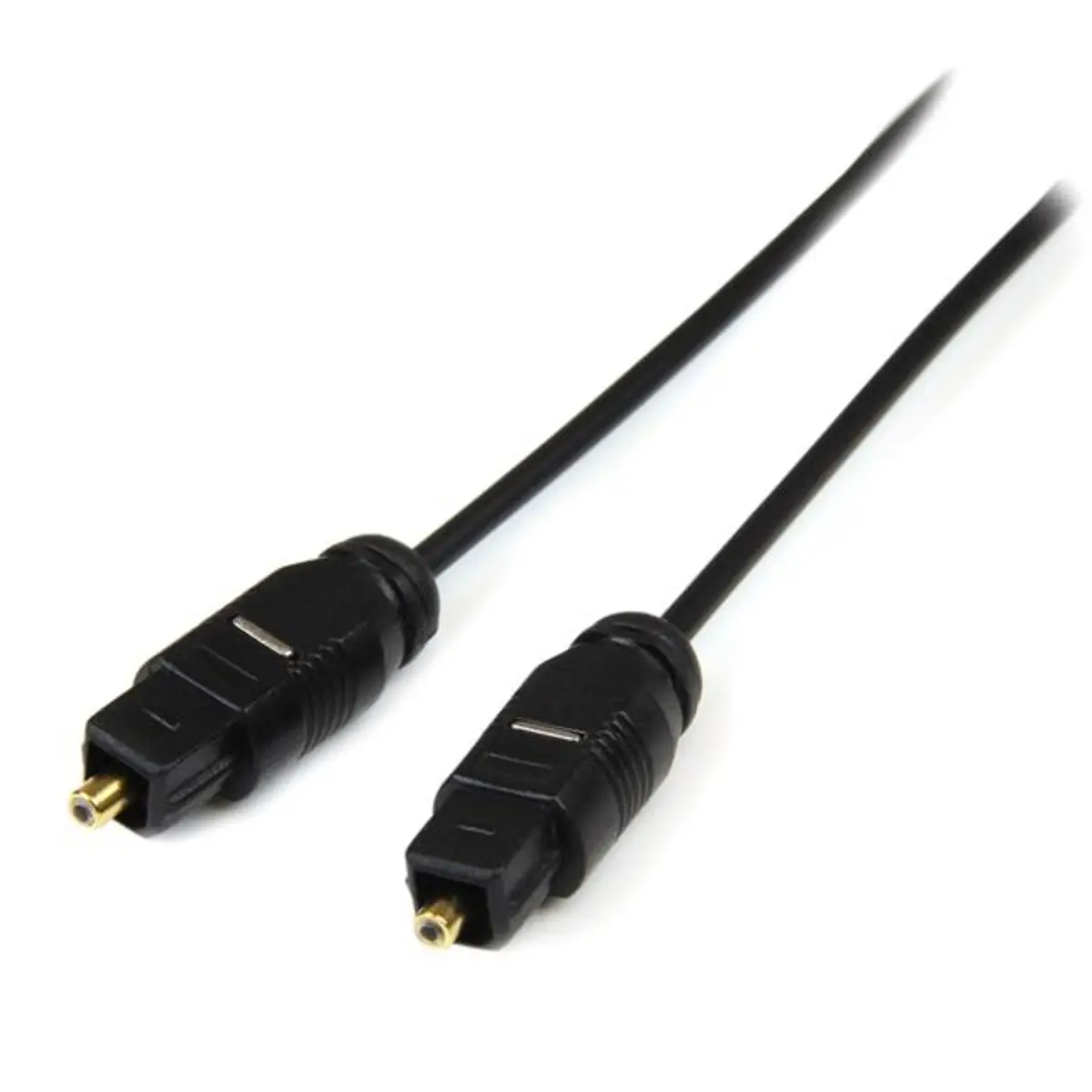 Toslink Digital Optisches SPDIF Audiokabel Stecker/Stecker Schwarz 4,5m