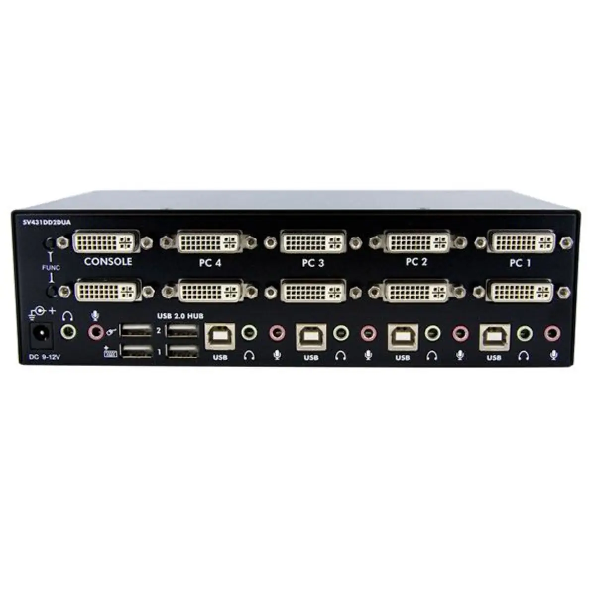 StarTech Dual DVI USB KVM Switch with Audio 4 Port