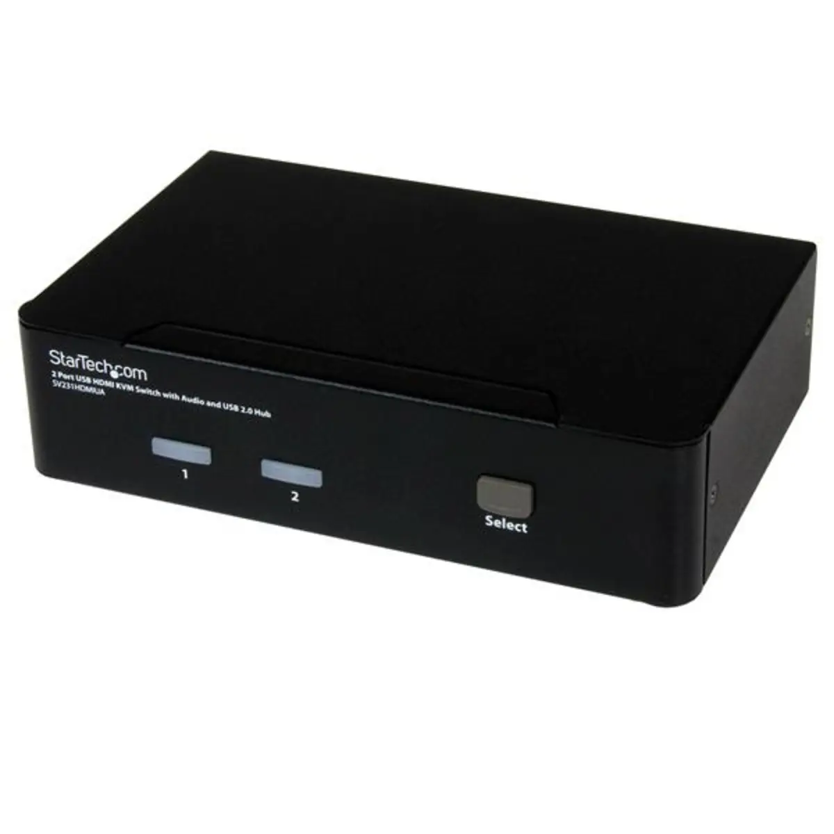 2 Port KVM Switch USB HDMI Schwarz