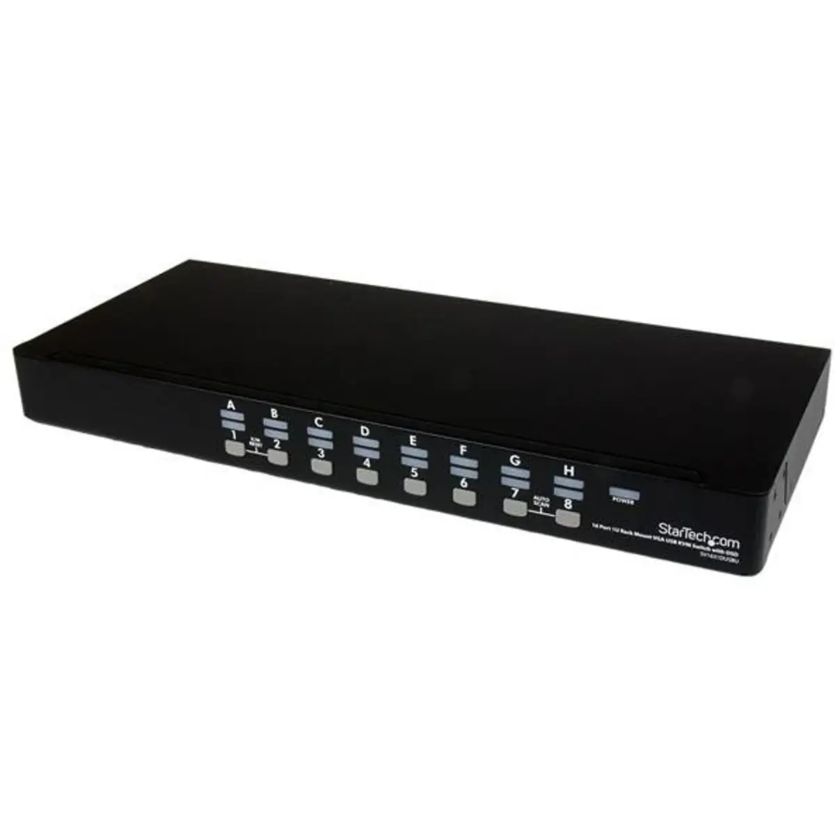 16-Port 1HE USB VGA KVM Switch mit OSD zur Rack Montage