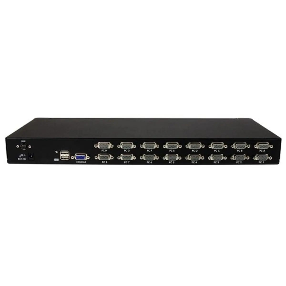 16-Port 1HE USB VGA KVM Switch mit OSD zur Rack Montage