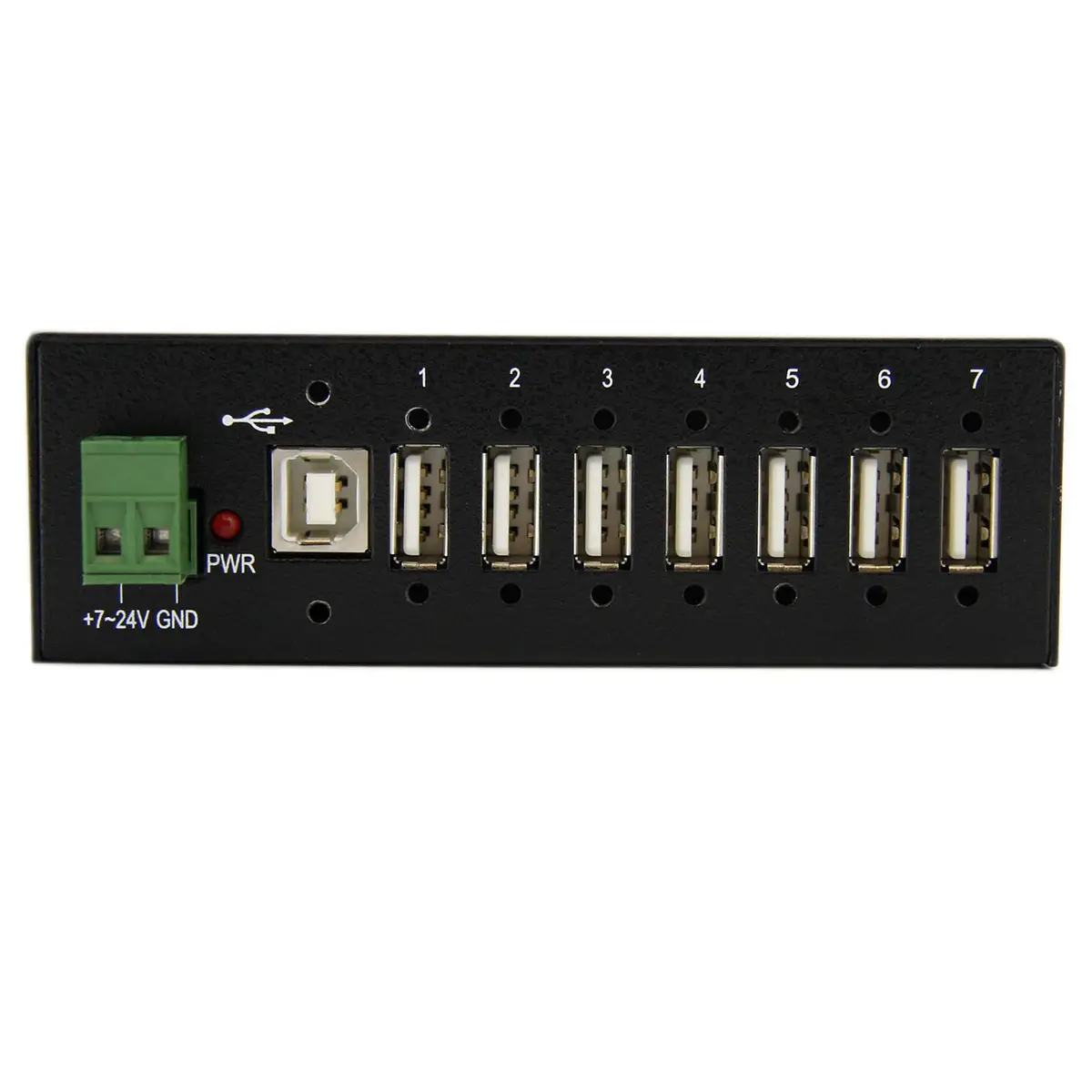 StarTech Industrieller USB 2.0 Hub 7 Port black