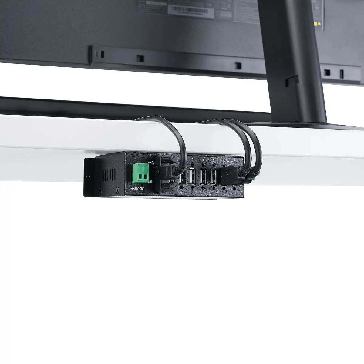 StarTech Industrieller USB 2.0 Hub 7 Port black