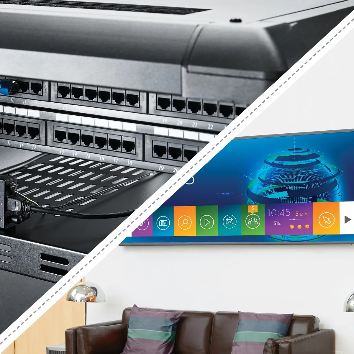 HDMI Extender über Cat5e/Cat6