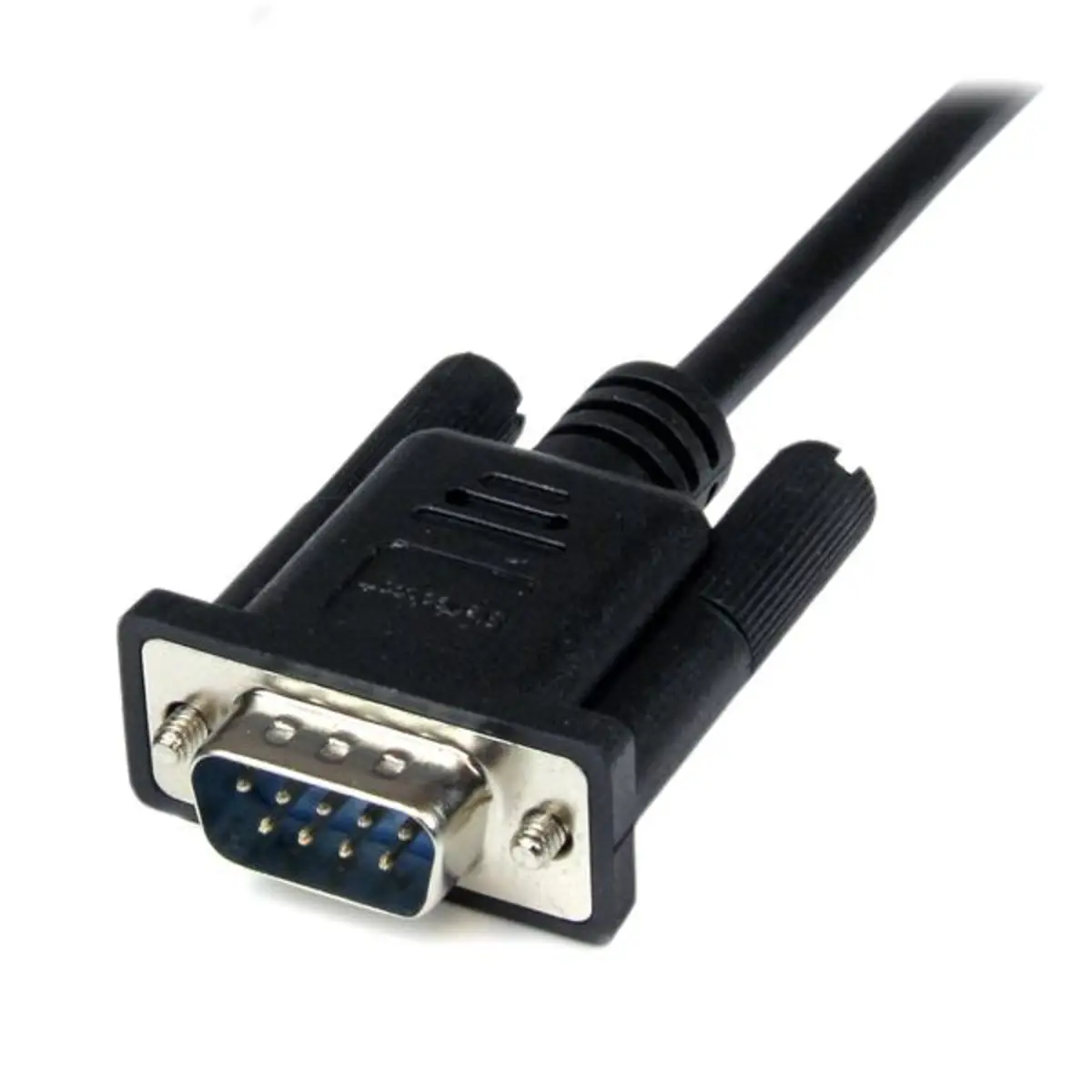 Nullmodemkabel DB-9/DB-9 Stecker/Buchse Schwarz 1m