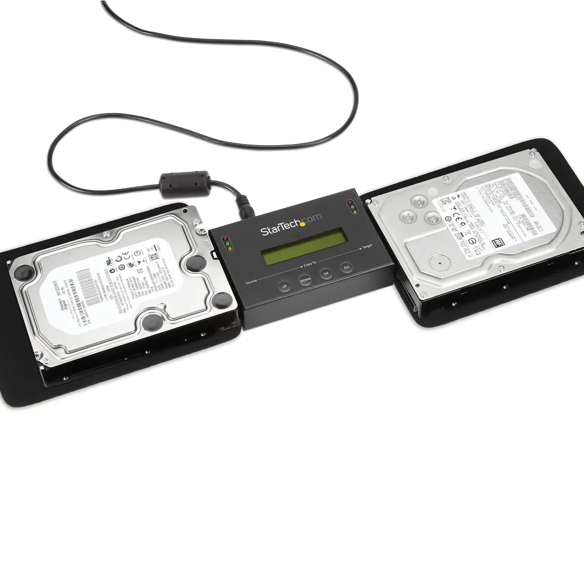 2,5"/3,5" SATA/SSD Festplatten Duplikator/Eraser Schwarz