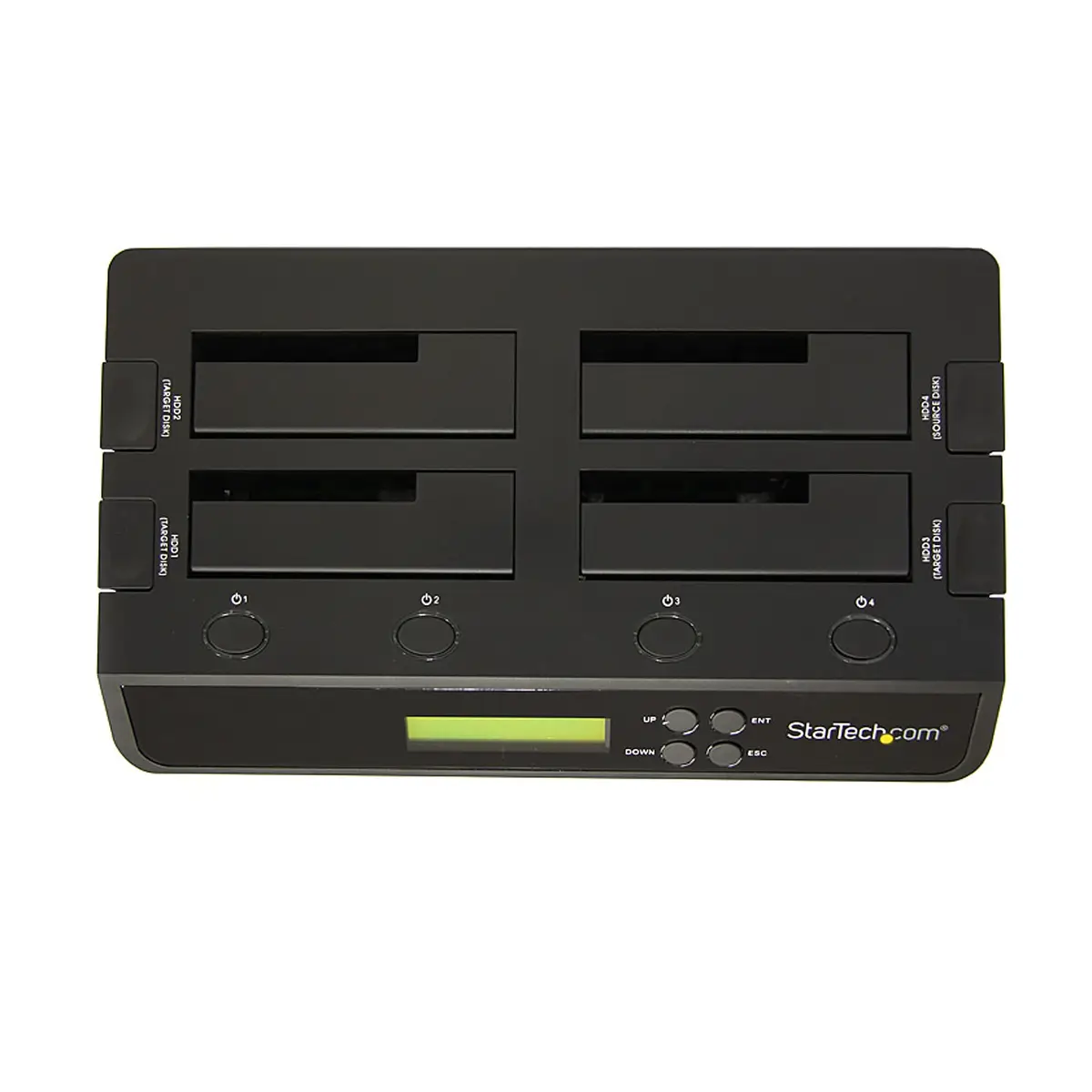 StarTech 1:3 Drive Copy Station SATA to USB 3.0/eSATA Black 4 Bay