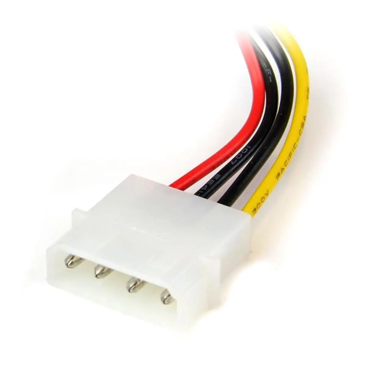 4-polig-Molex-auf-linksgewinkelt-SATA-Stromkabeladapter 0,15 m