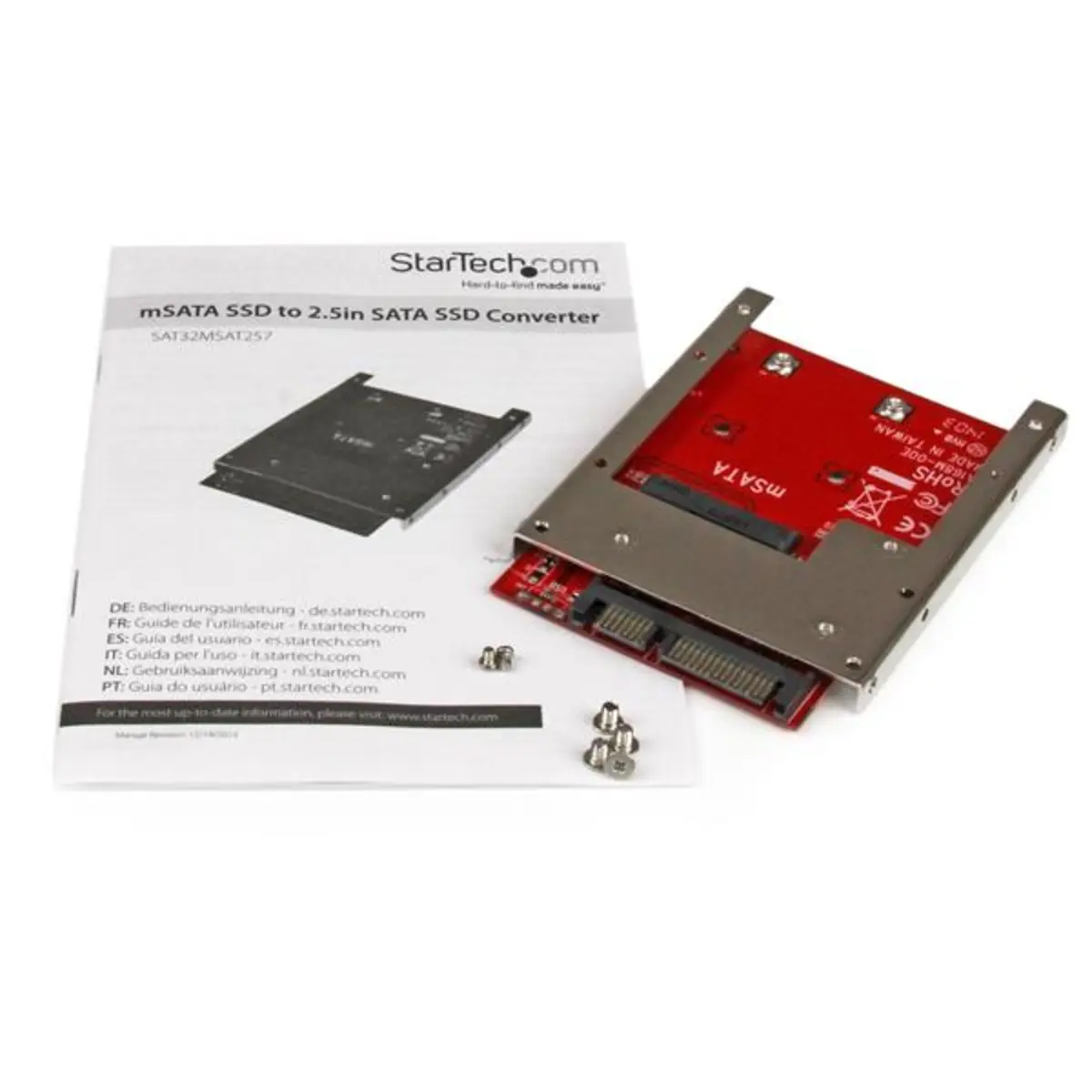 mSATA SSD to 2,5'' SATA Adapter Converter