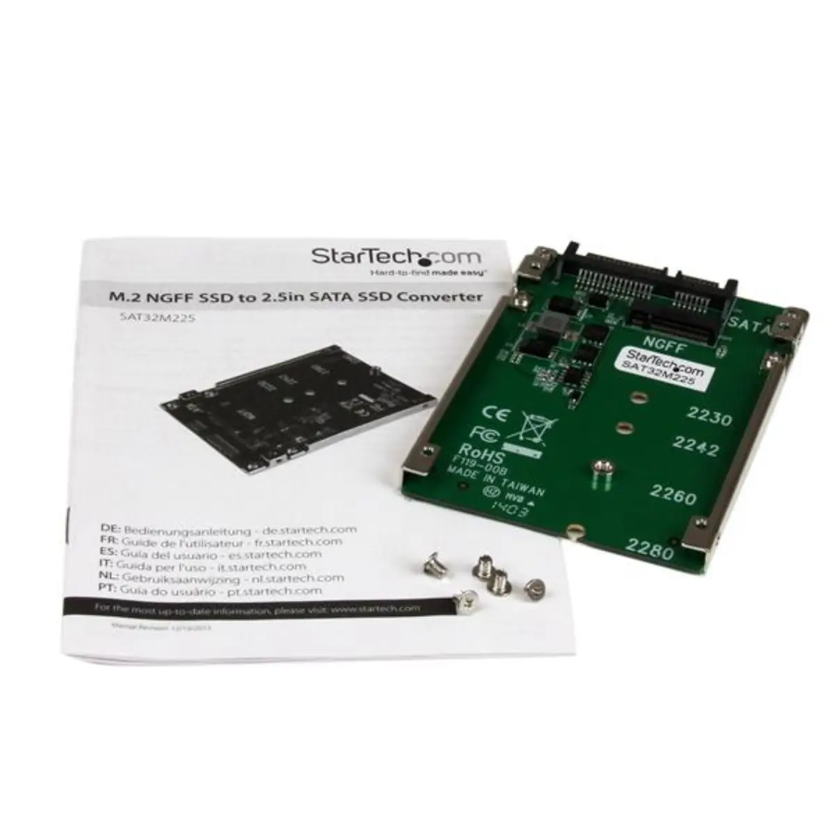 M.2 NGFF SSD auf 6,4 cm (2,5") SATA Adapter/Konverter