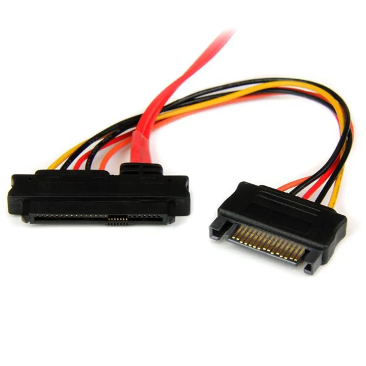 Internes Serial-Attached SAS Kabel SF-8087/4x SFF-8482 Stecker/Stecker Rot 0,5m