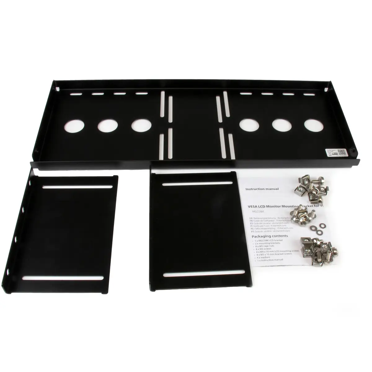 Universal LCD Monitor VESA Halterung für 19" Rack