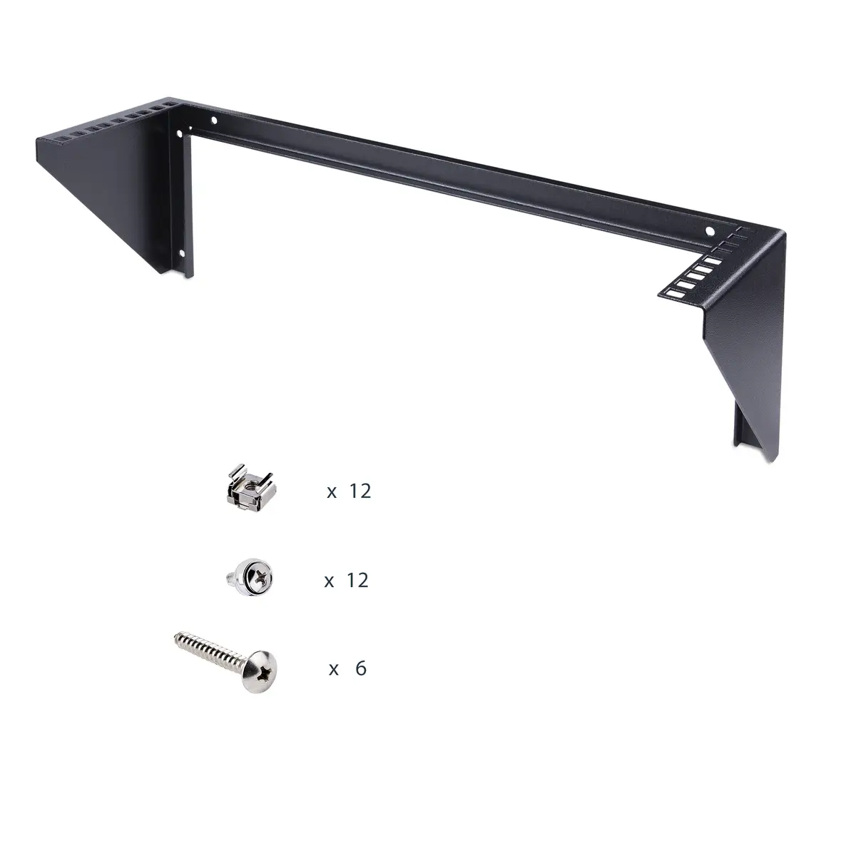 Server Rack 3HE 19" Wandmontage vertikal schwarz
