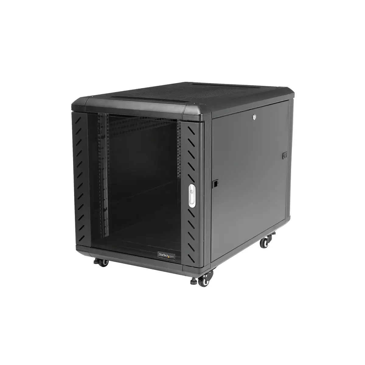 Office Serverschrank Schwarz 12HE bis max. 800kg