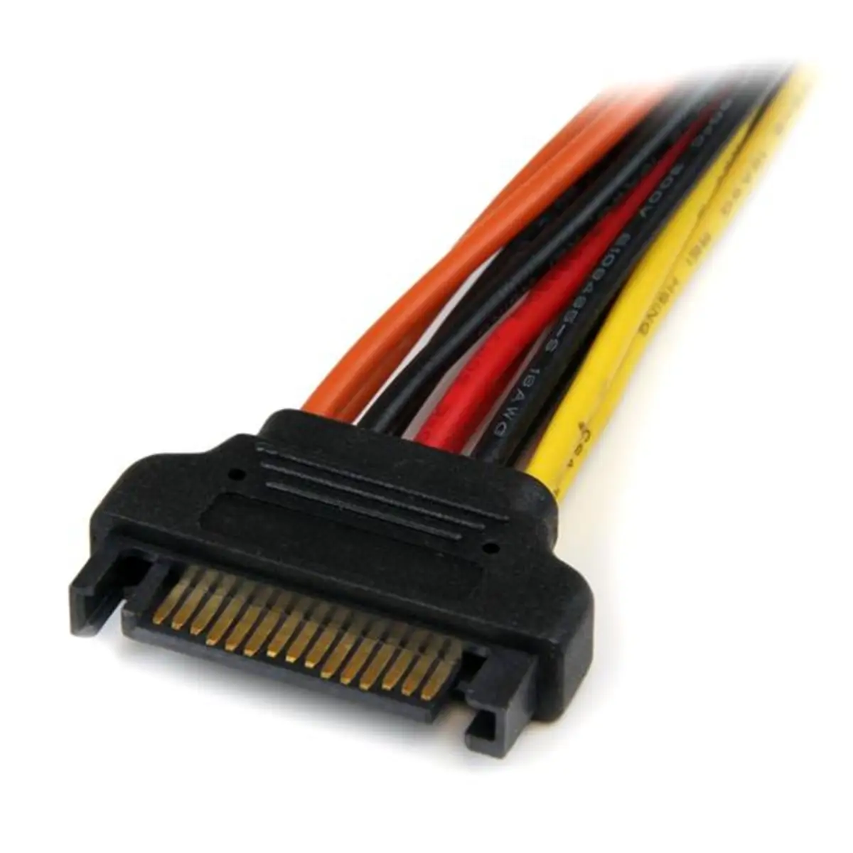 SATA Power Y-Splitter Kabeladapter Stecker/Buchse 15cm