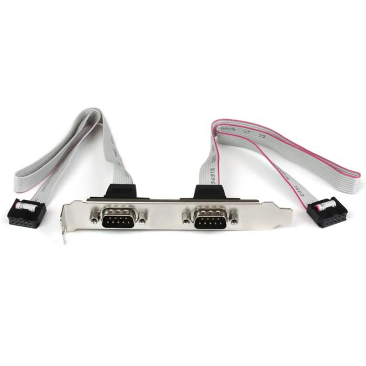 2 Port Seriell DB9 Slotblech mit 10 Pin Pinheader Kabel