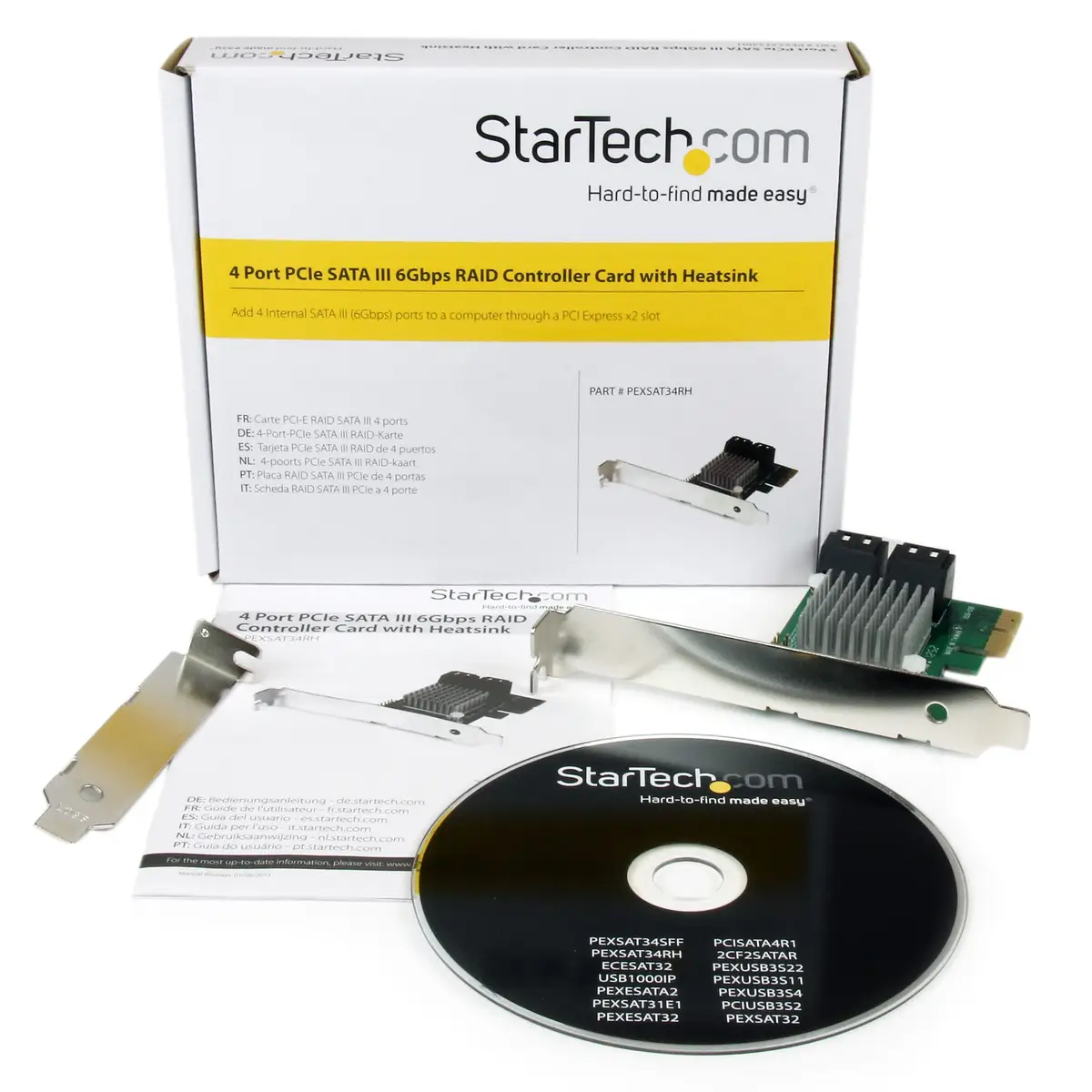 StarTech PCI-Express Card SATA internal 4 Port RAID 0/1/10