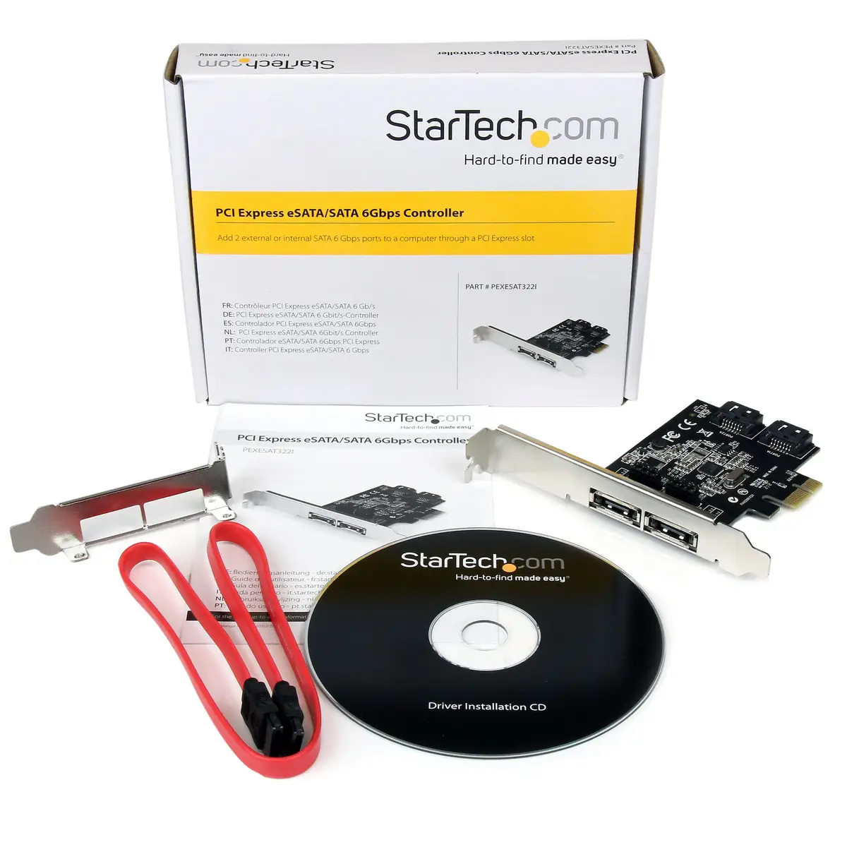 2-Port SATA III PCIe Schnittstellenkarte