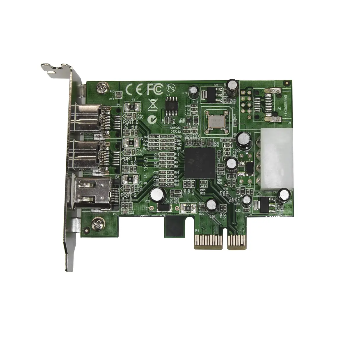 3-Port 800+400 FireWire PCIe Schnittstellen Karte