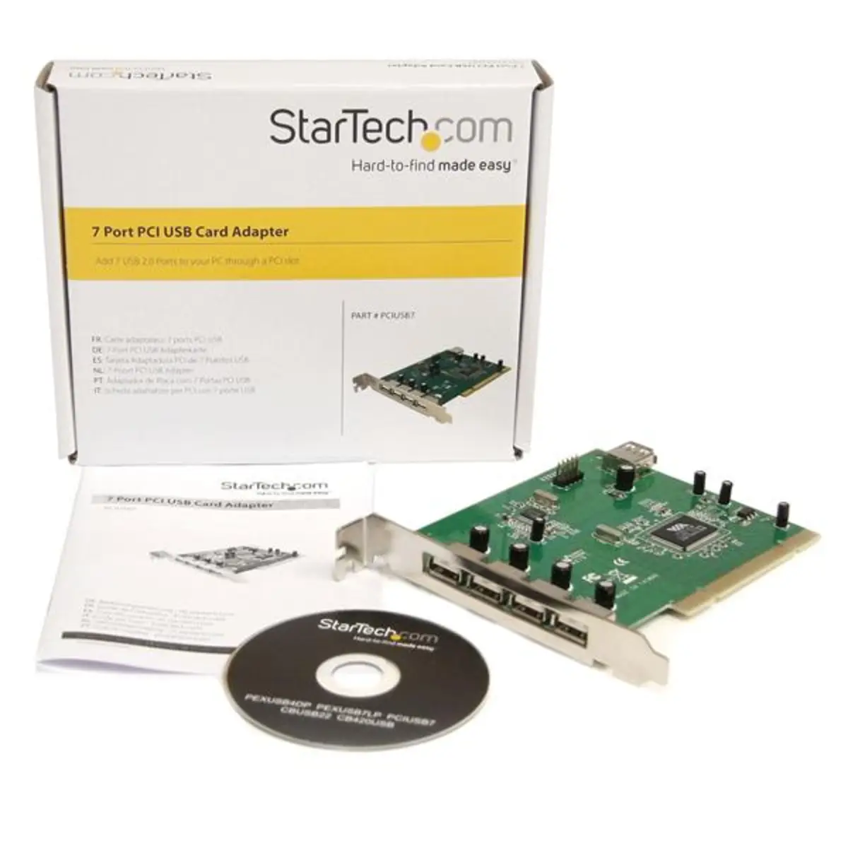 7-Port USB 2.0 PCI Schnittstellenkarte