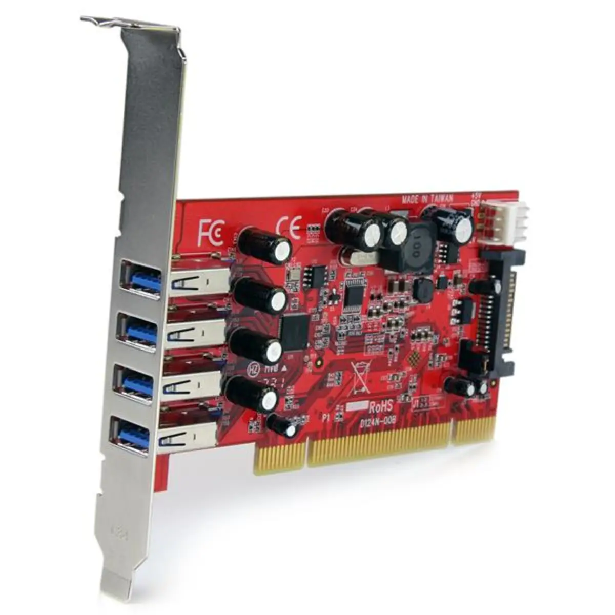 USB 3.0 PCI Schnittstellenkarte 4 Port Low Profile