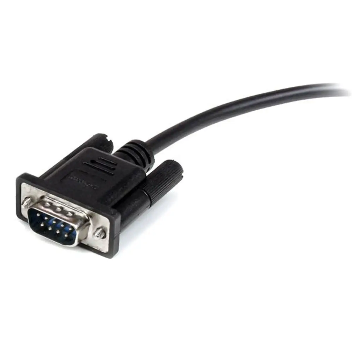 Serielles Verlängerungskabel DB-9/DB-9 Stecker/Buchse Schwarz 0,5m