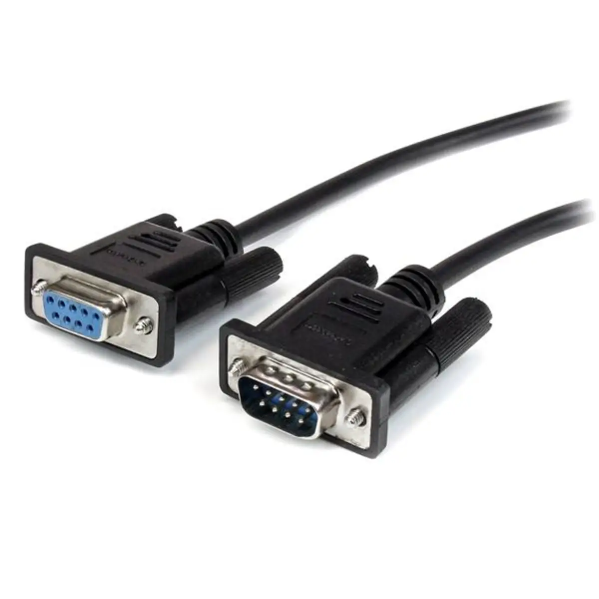 StarTech extensionscable serial DB9 RS232 Serial Cable M/F black 1m