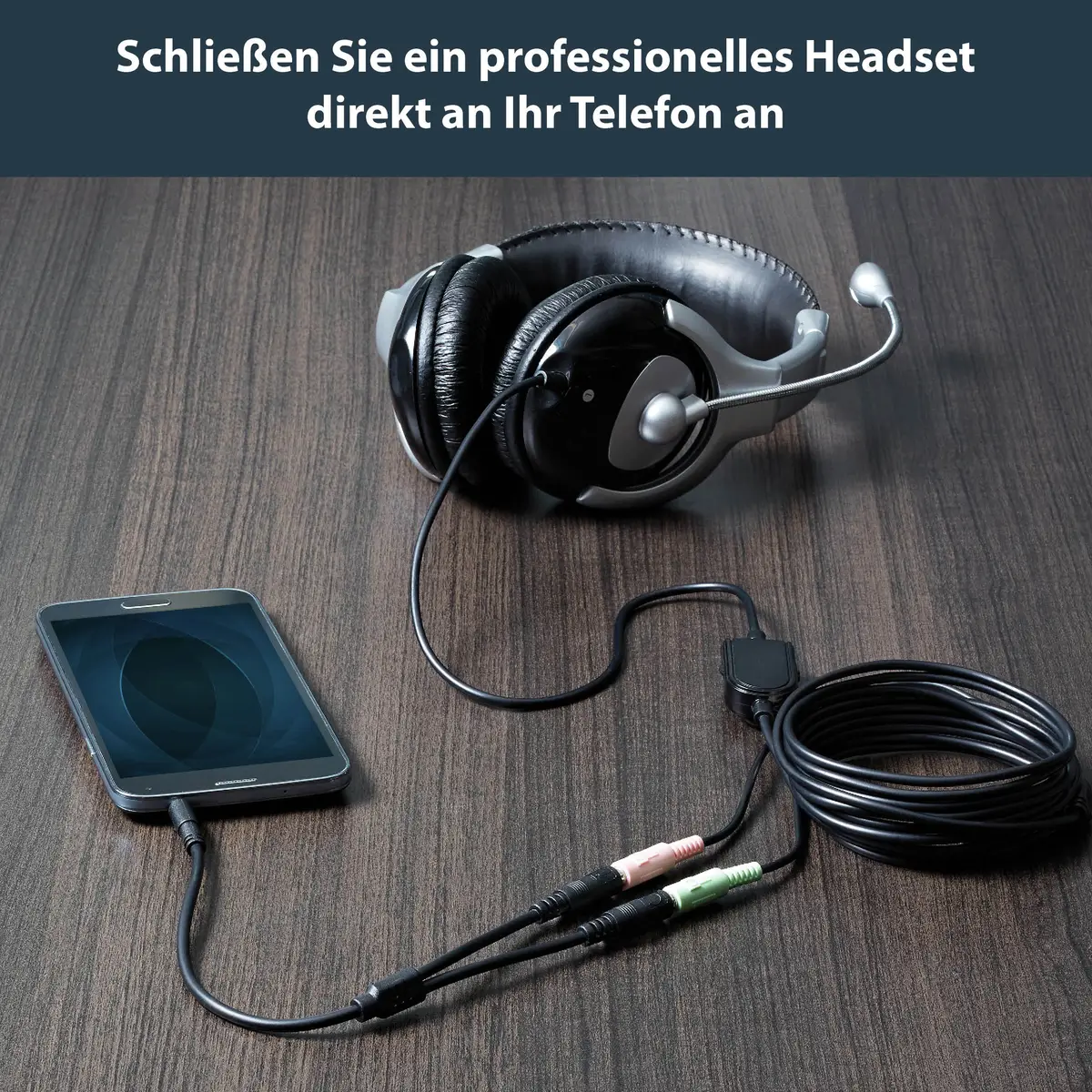 StarTech 3,5 mm cinch Audio Y-cable plug/socket black