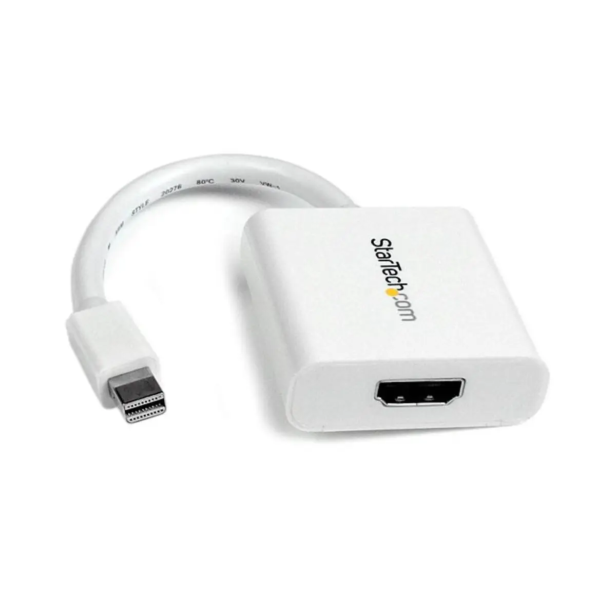 StarTech Mini DP to HDMI adaptor plug/socket 1920 x 1200 Pixel white