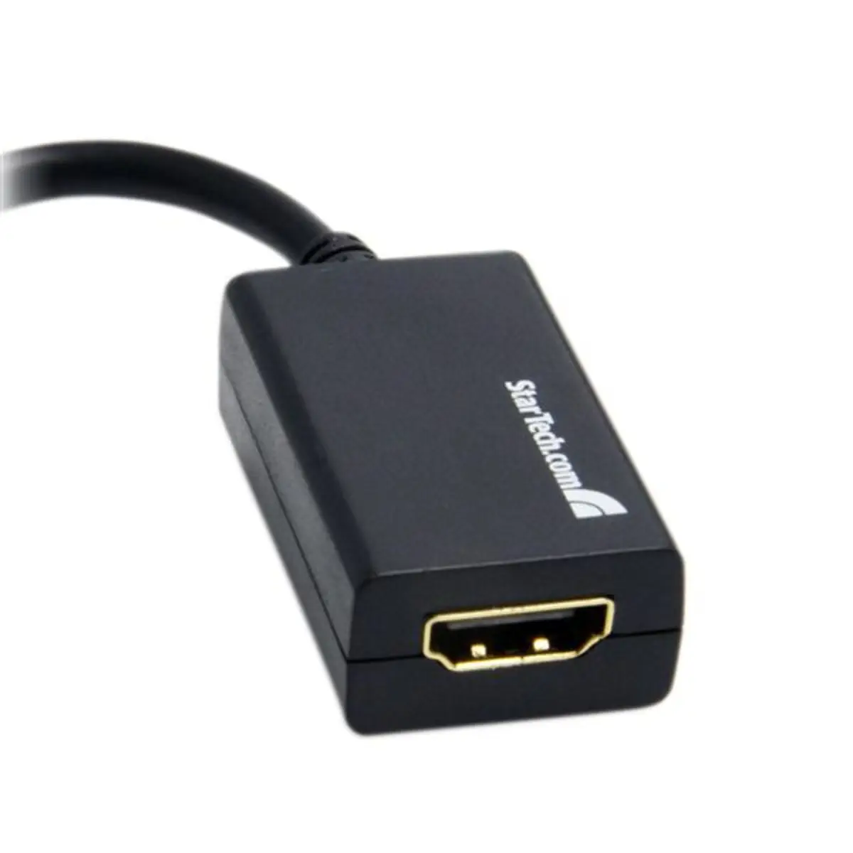 Mini-DisplayPort/HDMI Stecker/Buchse Schwarz