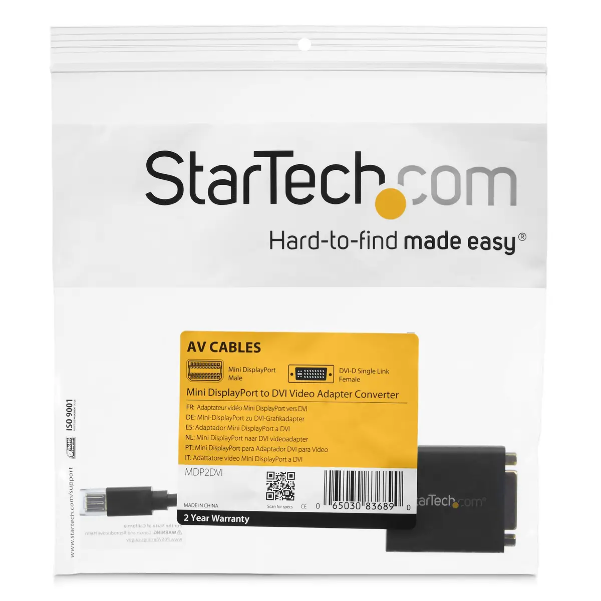 Mini DisplayPort auf DVI Adapter