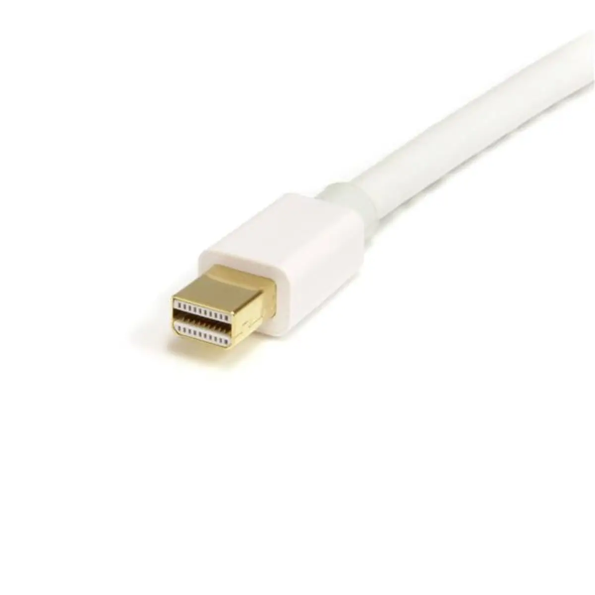 DisplayPort Mini zu DisplayPort Stecker/Stecker Weiß 1 m