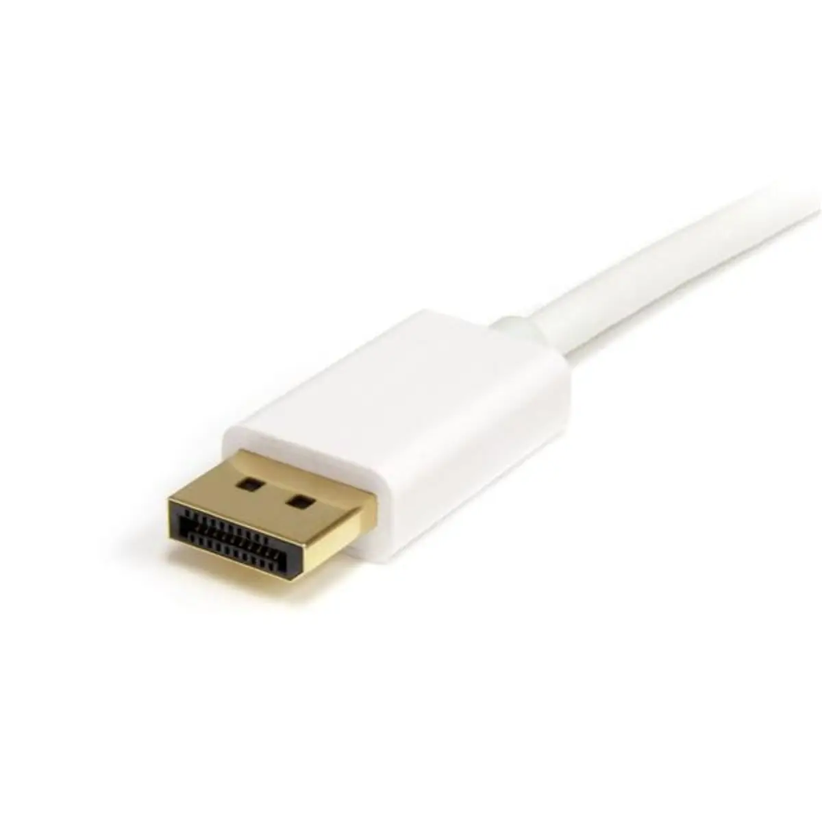 DisplayPort Mini zu DisplayPort Stecker/Stecker Weiß 1 m