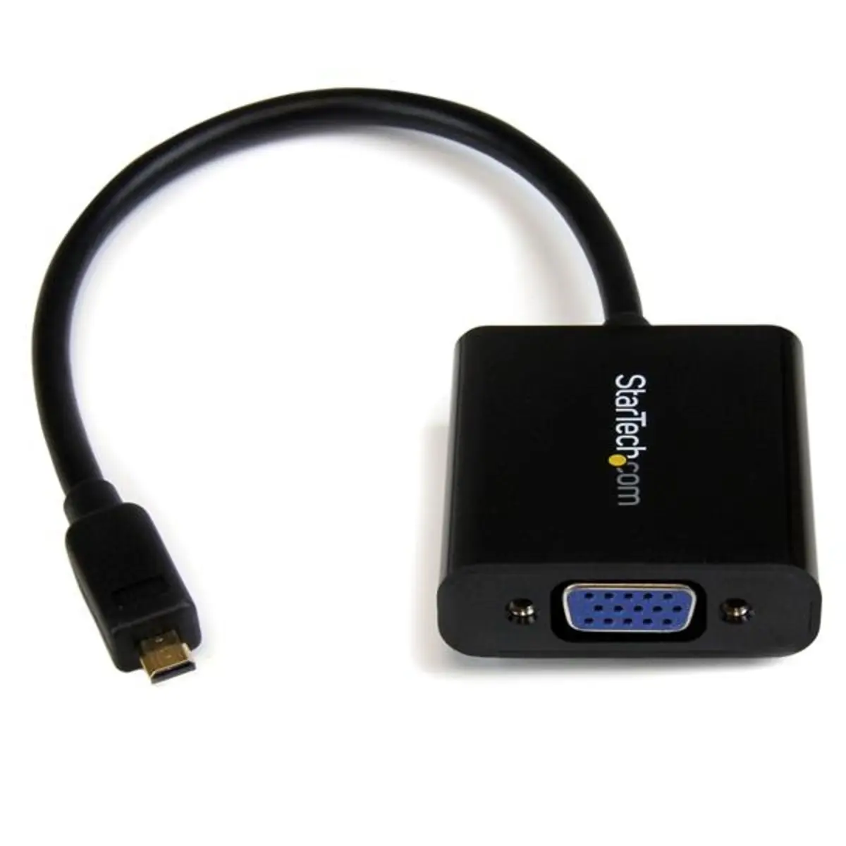 Micro-HDMI/VGA Adapter Stecker/Buchse Schwarz