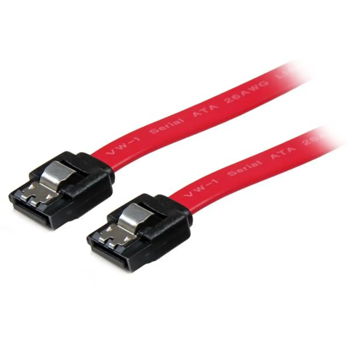 Einrastendes SATA-Kabel SATA/SATA Buchse/Buchse Schwarz 0,15m