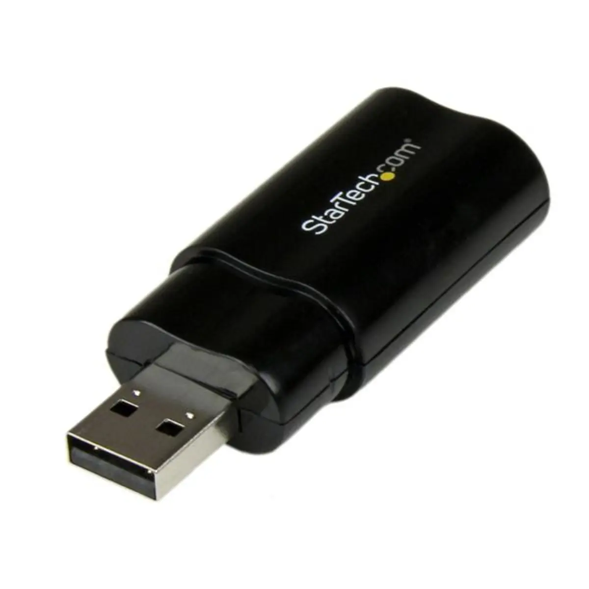 USB Audio Adapter Externe USB Soundkarte Schwarz