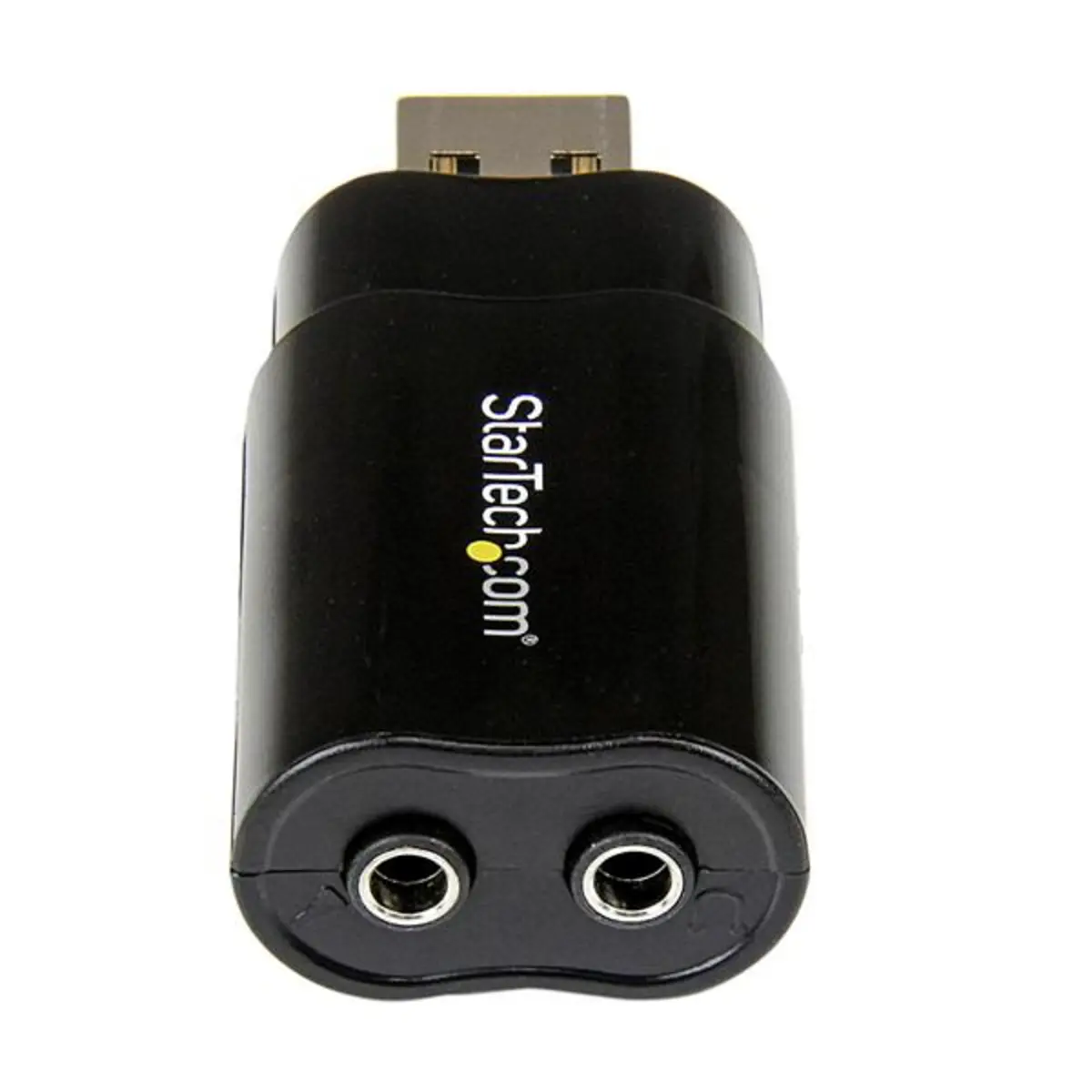 USB Audio Adapter Externe USB Soundkarte Schwarz