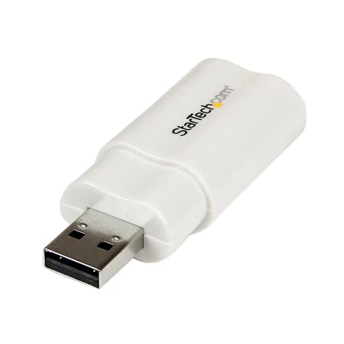 USB Audio Adapter Externe USB Soundkarte Weiß