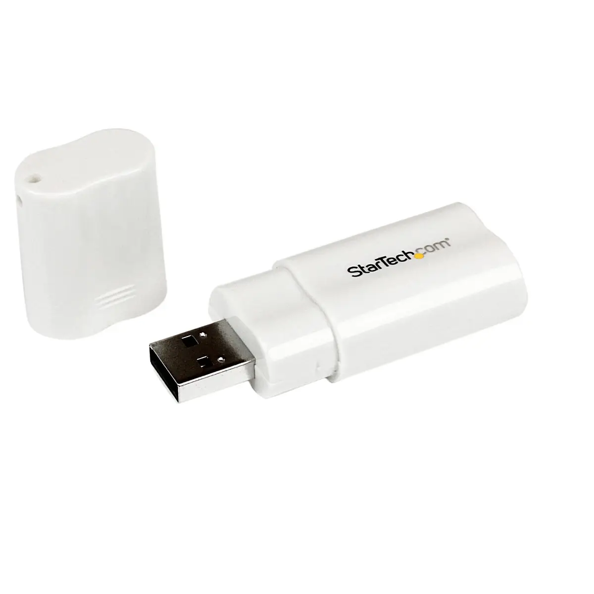 USB Audio Adapter Externe USB Soundkarte Weiß