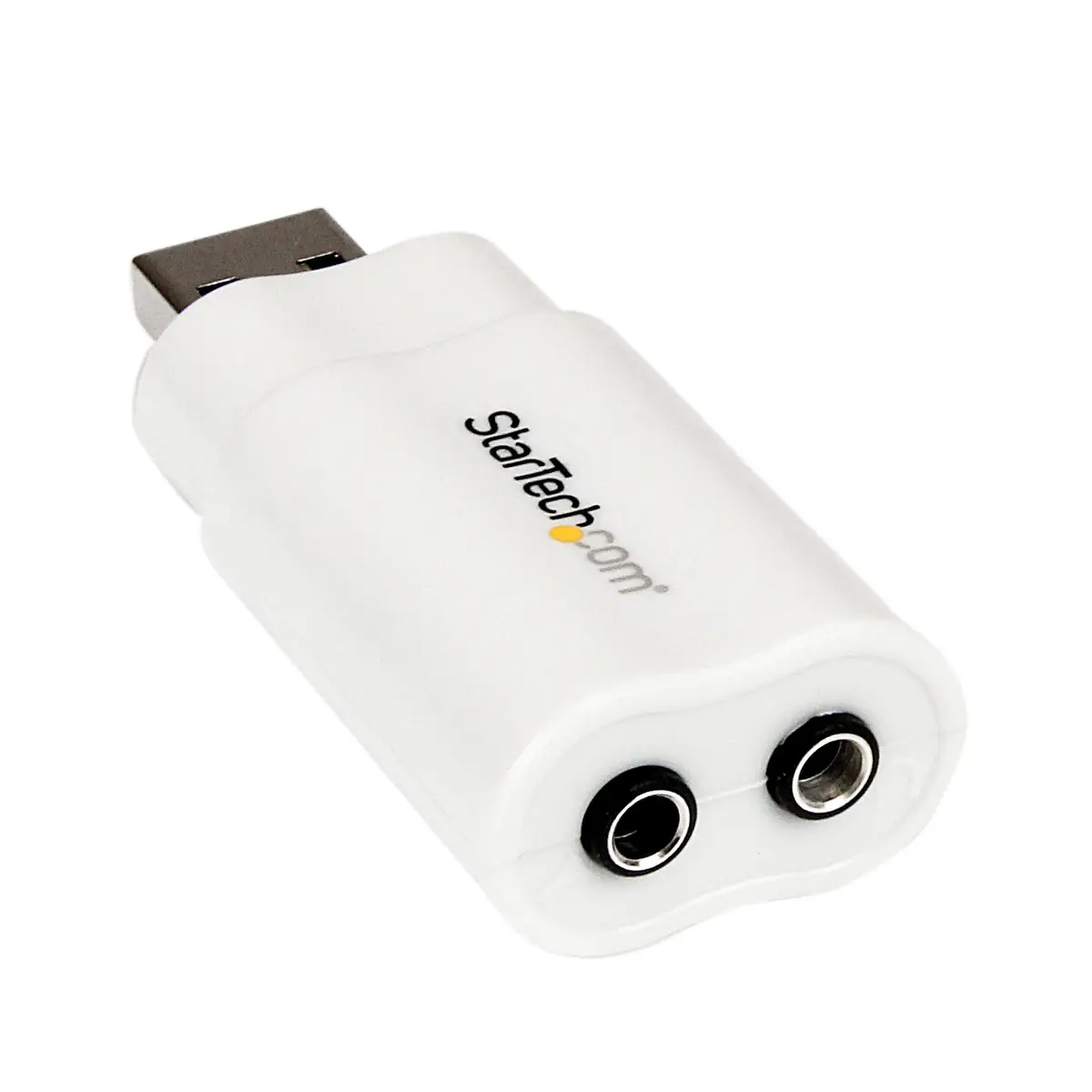 USB Audio Adapter Externe USB Soundkarte Weiß