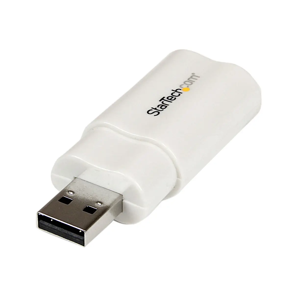 USB Audio Adapter Externe USB Soundkarte Weiß