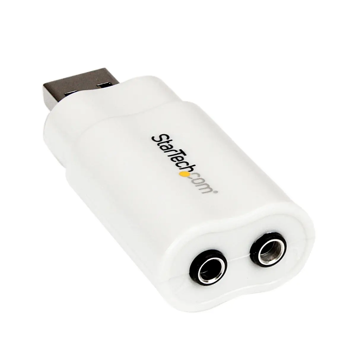 USB Audio Adapter Externe USB Soundkarte Weiß